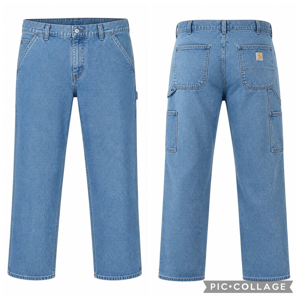 New! Carhartt 42x30 Loose Straight Jean 100% Cotton Utility Work Farm Ranch